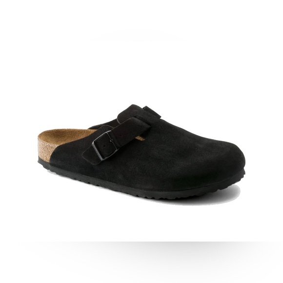 Birkenstock Shoes - BIRKENSTOCK BOSTON SUEDE SOFT FOOTBED